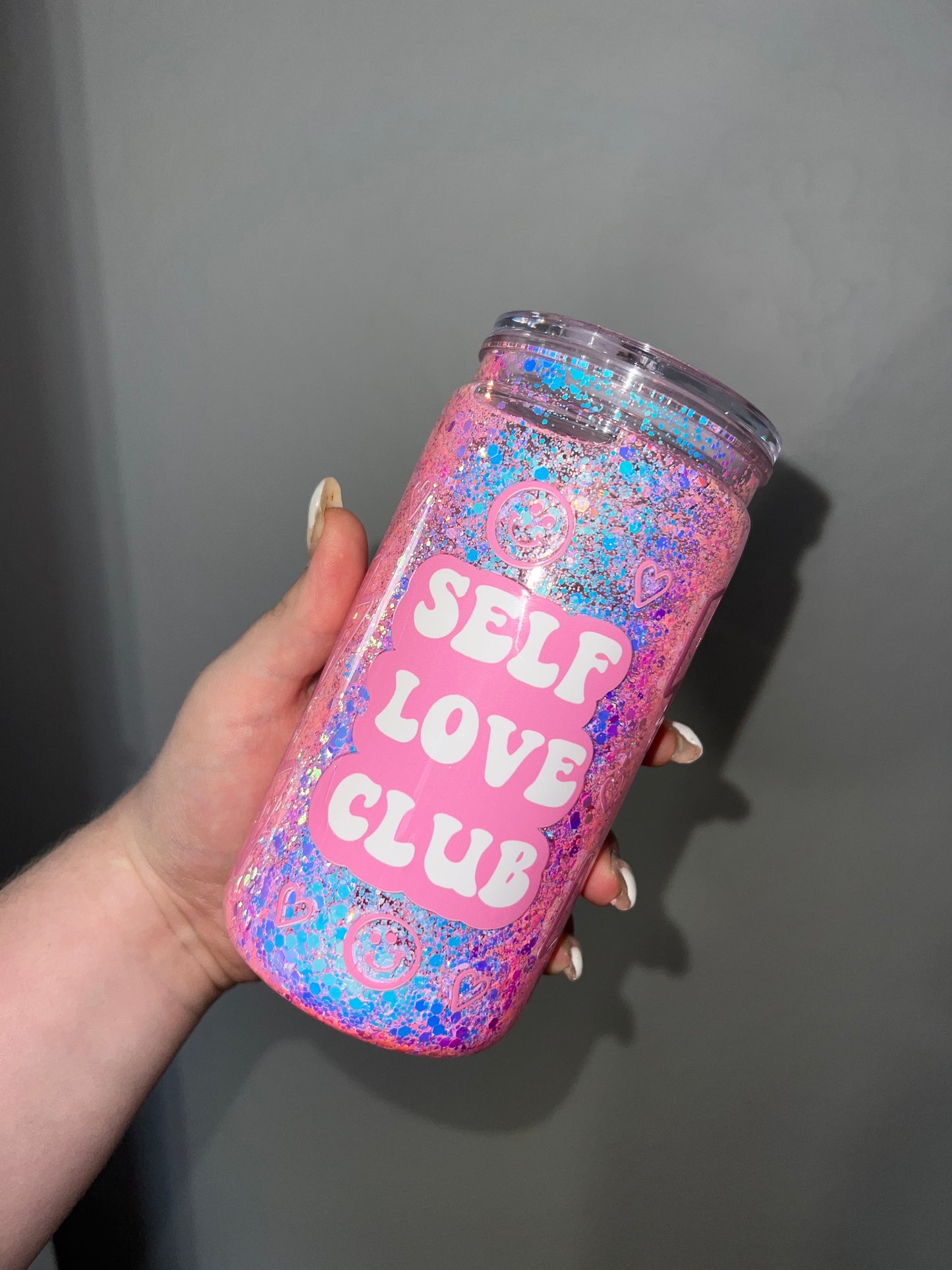 Pink 16 oz Acrylic
