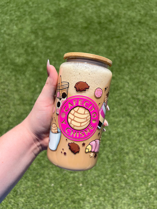 16 Oz Glass Coffee Cup