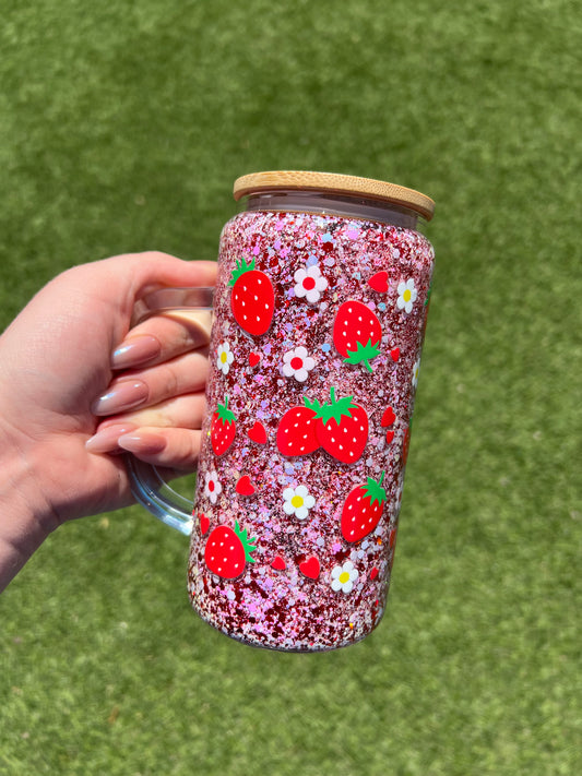 Glass With Handle 16 oz